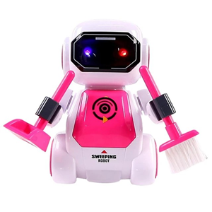 ربات اسباب بازی کنترلی نظافتچی صورتی SMART CLEANING ROBOT مدل T21B-2629_اسباب بازی